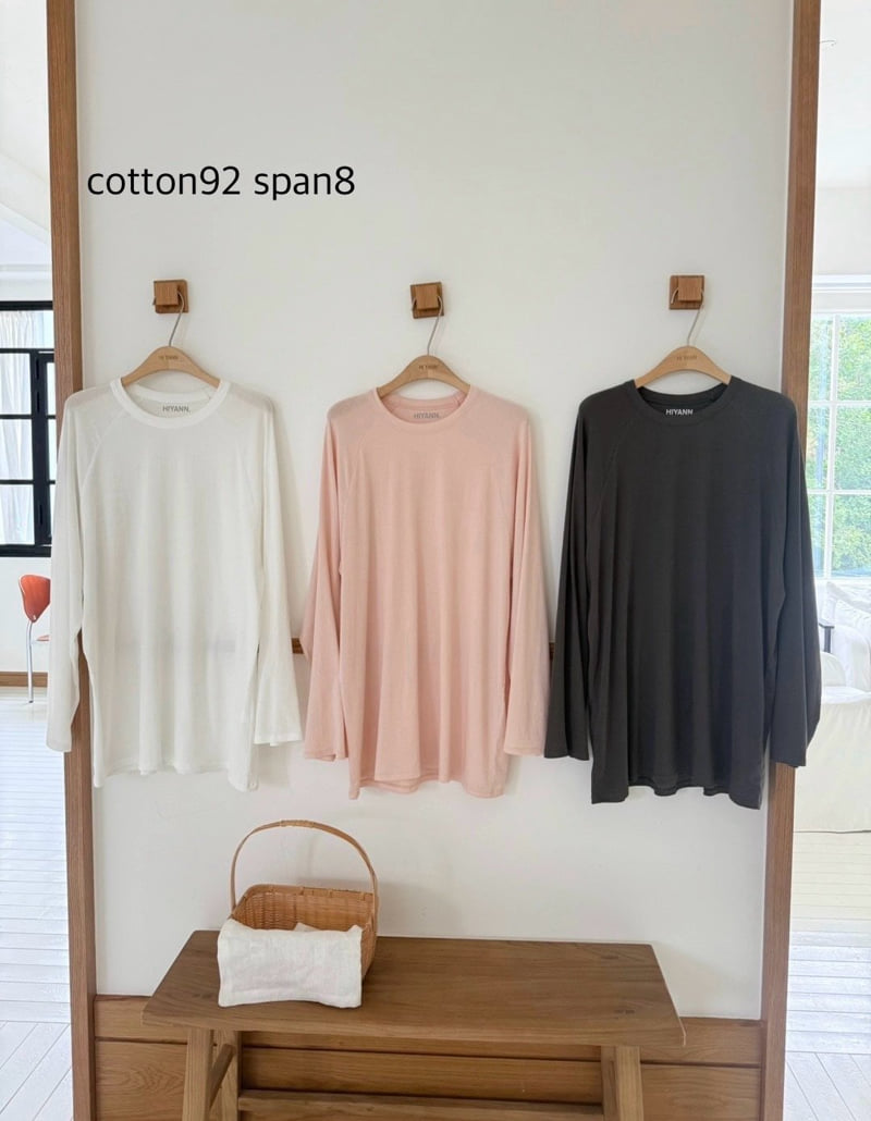 Hiyann - Korean Women Fashion - #shopsmall - Raglan Long Sleeve Tee