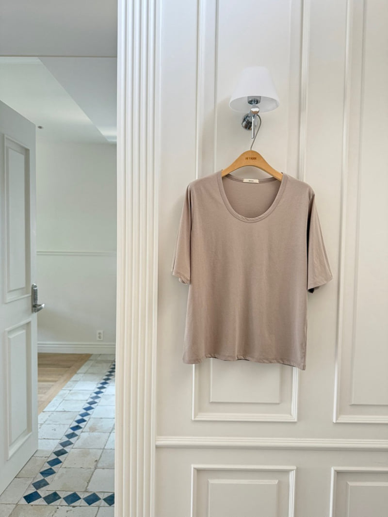 Hiyann - Korean Women Fashion - #womensfashion - Lisa Cotton Tee - 10