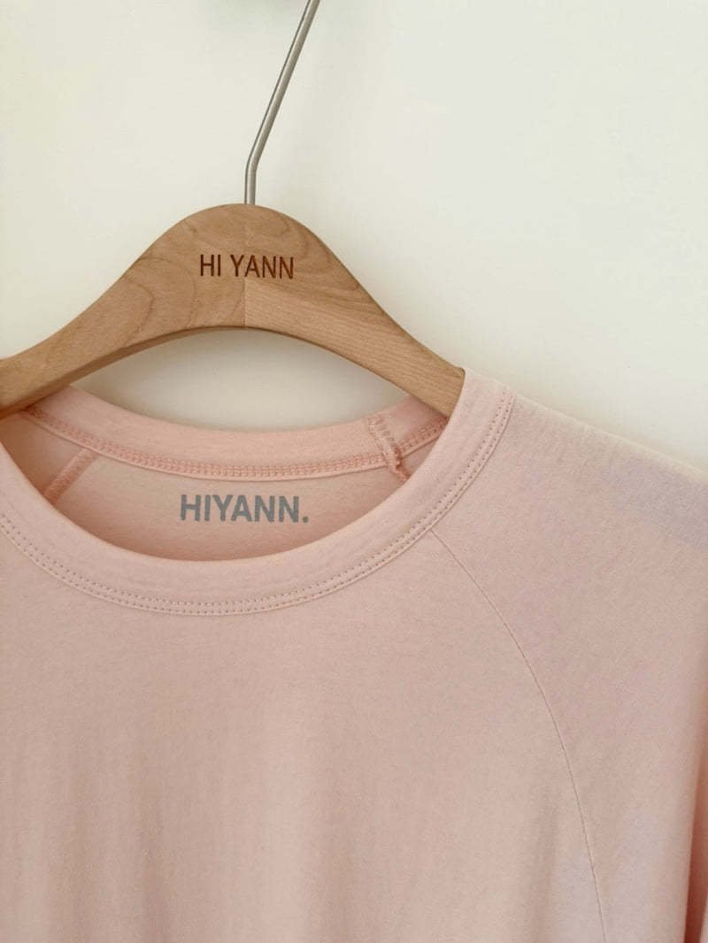 Hiyann - Korean Women Fashion - #womensfashion - Raglan Long Sleeve Tee - 5
