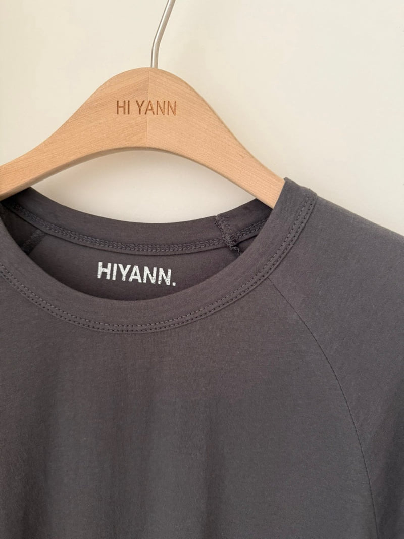 Hiyann - Korean Women Fashion - #womensfashion - Raglan Long Sleeve Tee - 7
