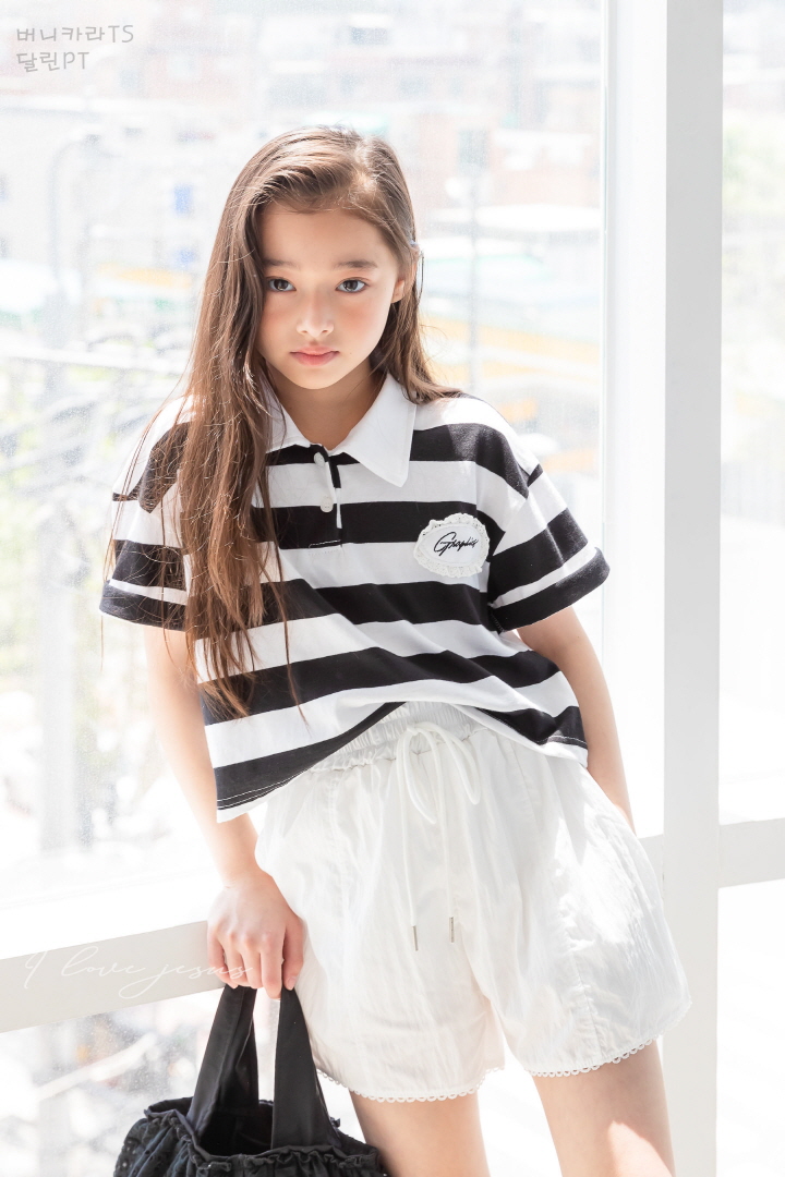 I Love Jesus - Korean Children Fashion - #Kfashion4kids - Bunny Crop Collar Tee - 3