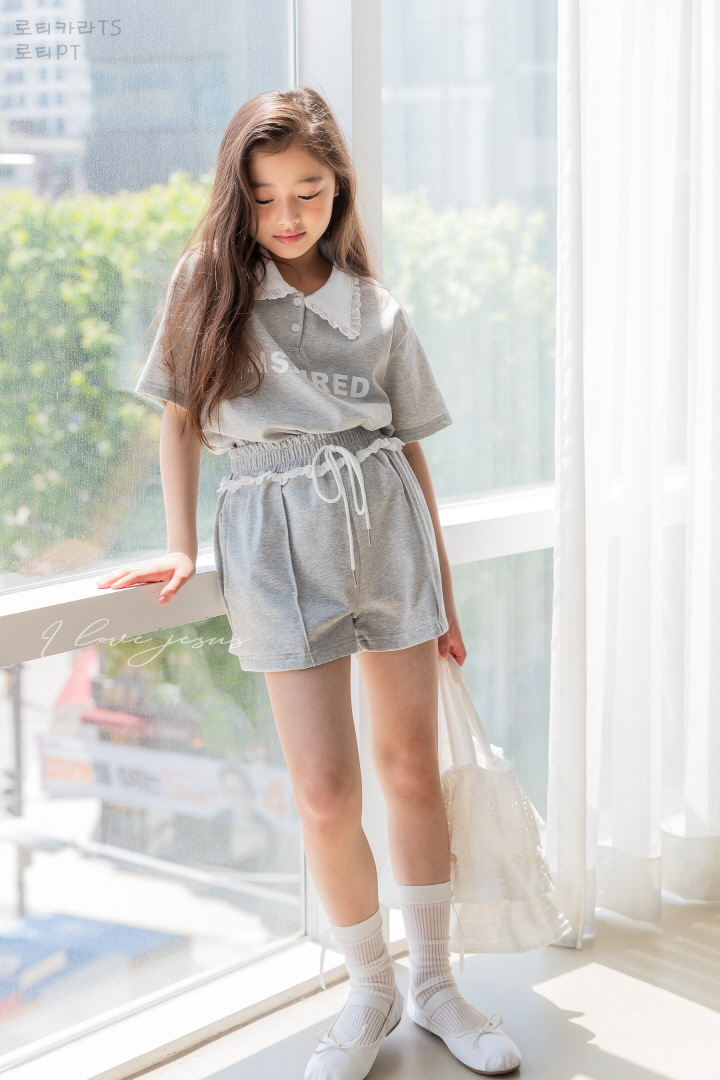 I Love Jesus - Korean Children Fashion - #prettylittlegirls - Roti Shorts - 4