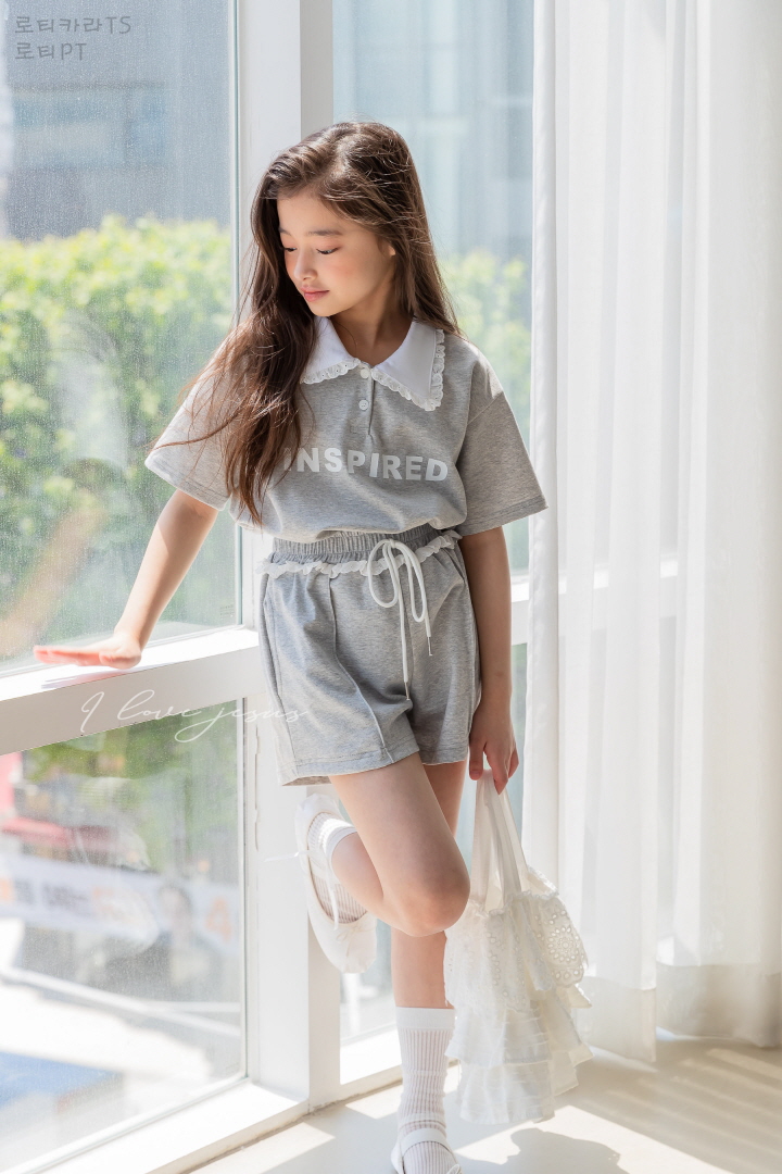 I Love Jesus - Korean Children Fashion - #childrensboutique - Roti Collar Tee - 4