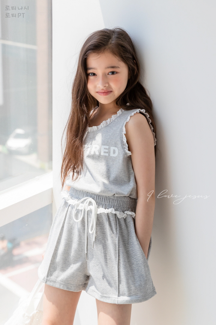 I Love Jesus - Korean Children Fashion - #kidsstore - Roti Tank Tee - 10