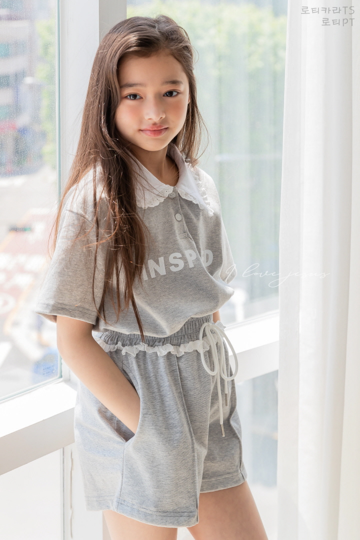 I Love Jesus - Korean Children Fashion - #kidsstore - Roti Collar Tee - 8