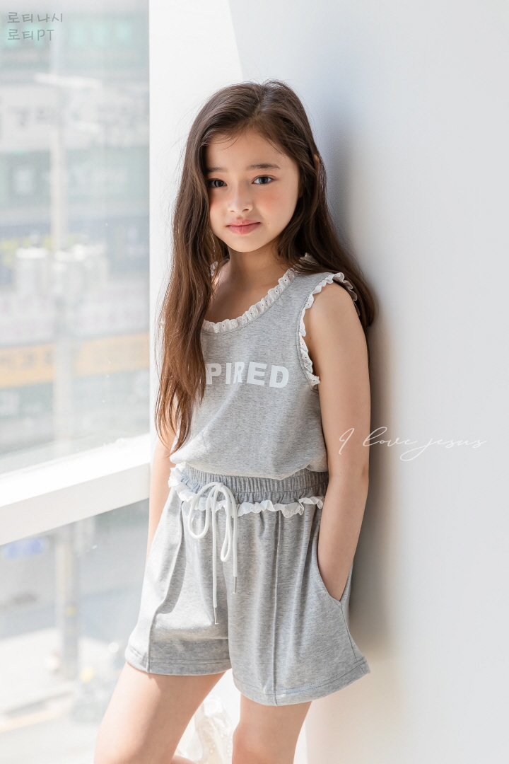 I Love Jesus - Korean Children Fashion - #kidzfashiontrend - Roti Tank Tee - 11