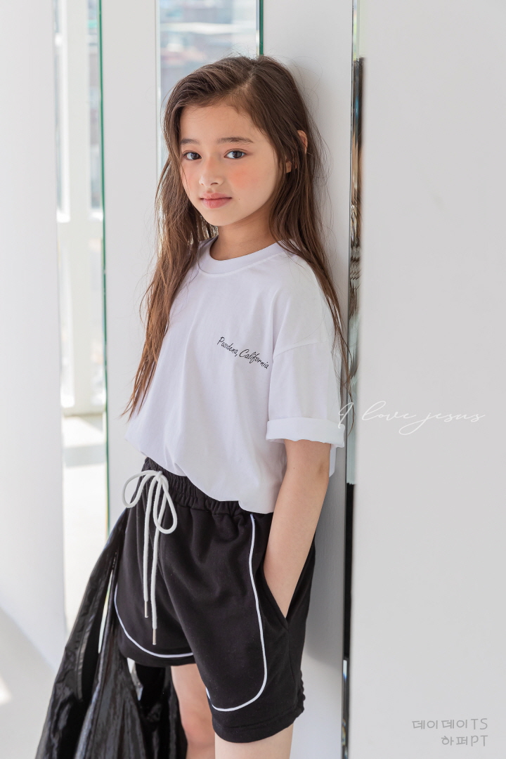 I Love Jesus - Korean Children Fashion - #magicofchildhood - Dayday Short Sleeve Tee - 8