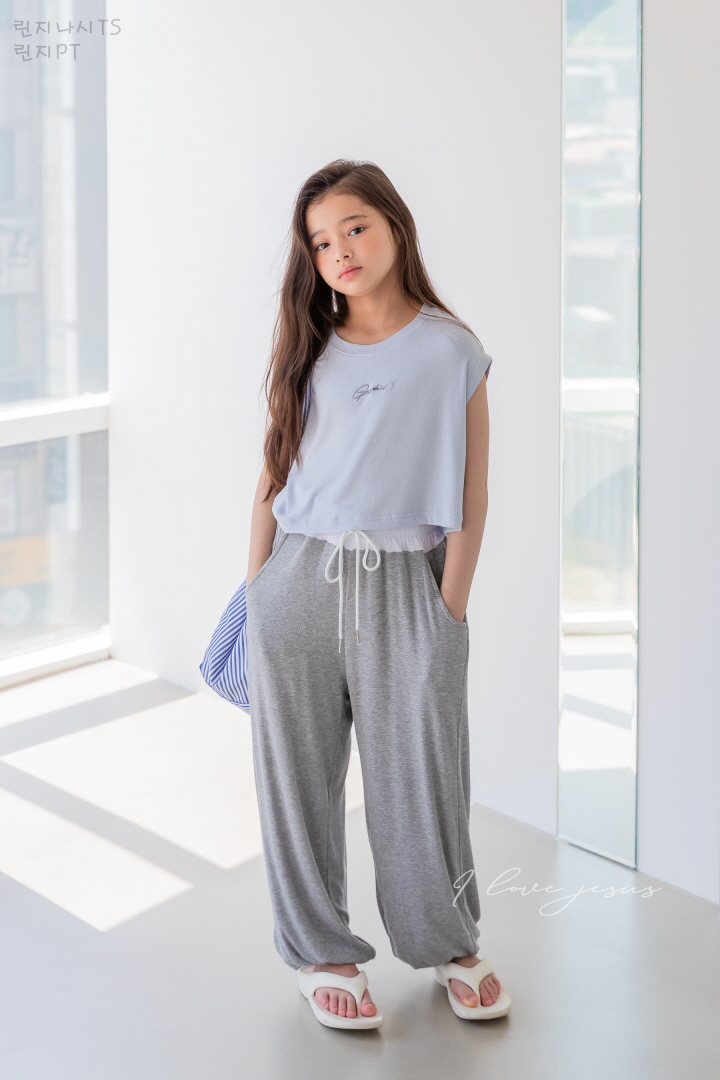 I Love Jesus - Korean Children Fashion - #magicofchildhood - Lindsey Sleeveless Tee - 3