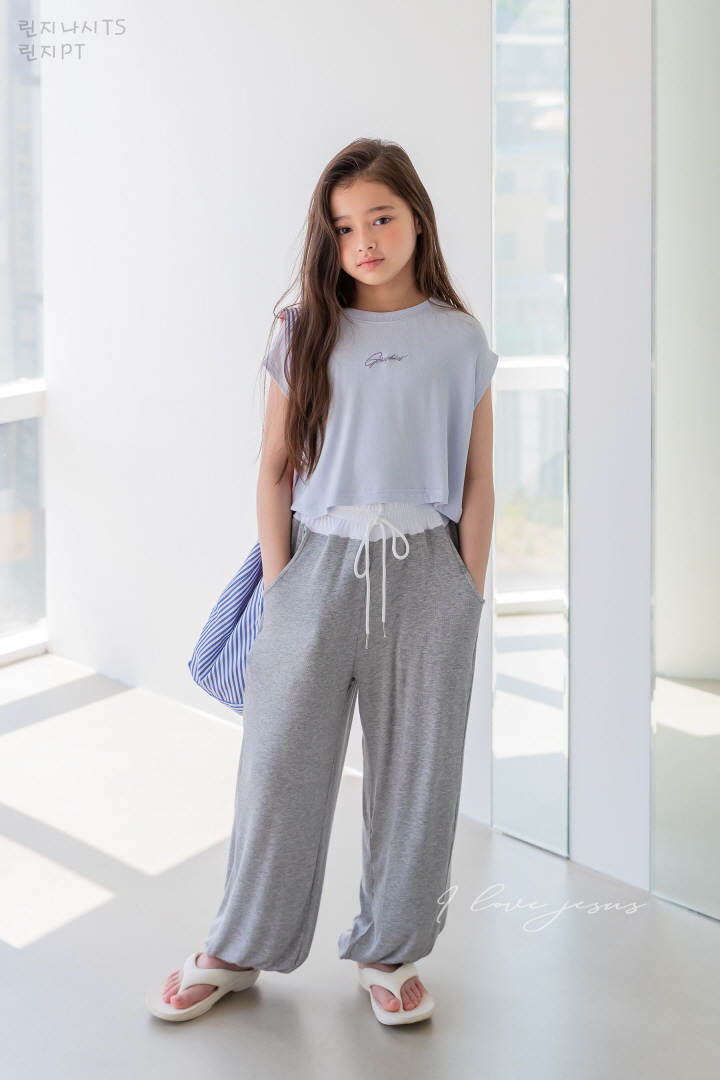 I Love Jesus - Korean Children Fashion - #magicofchildhood - Lindsey Sleeveless Tee - 4