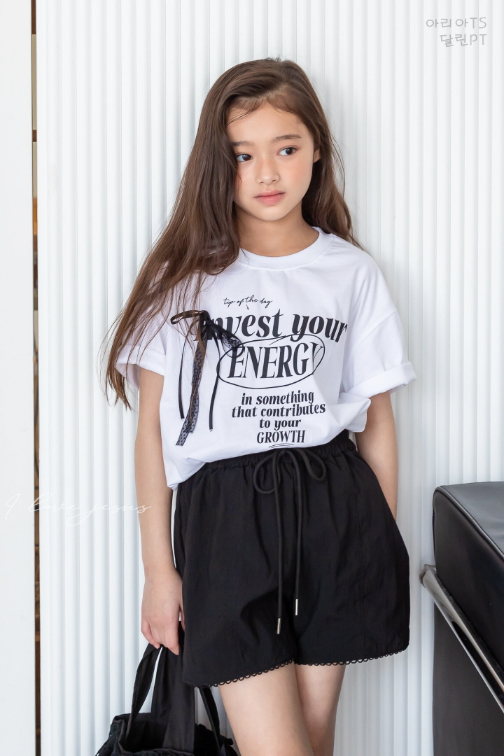 I Love Jesus - Korean Children Fashion - #todddlerfashion - Aria Ribbon Strap Tee - 12