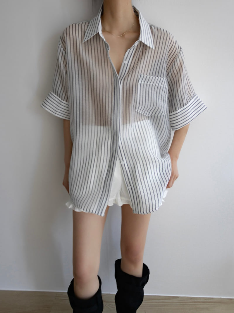 Inssense - Korean Women Fashion - #momslook - Crepe Frill Detail Banded Shorts - 3