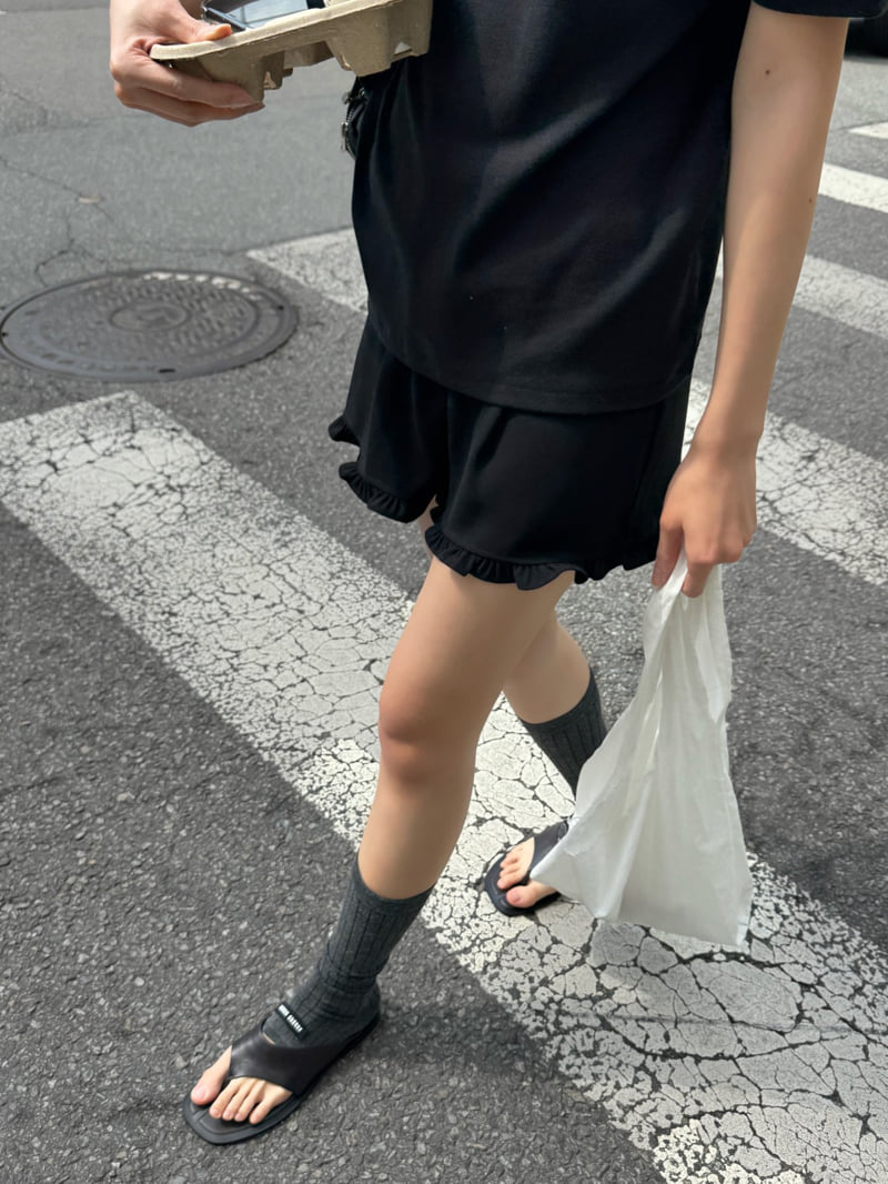 Inssense - Korean Women Fashion - #momslook - Cotton Modal Loose Fit Backless Tee - 3