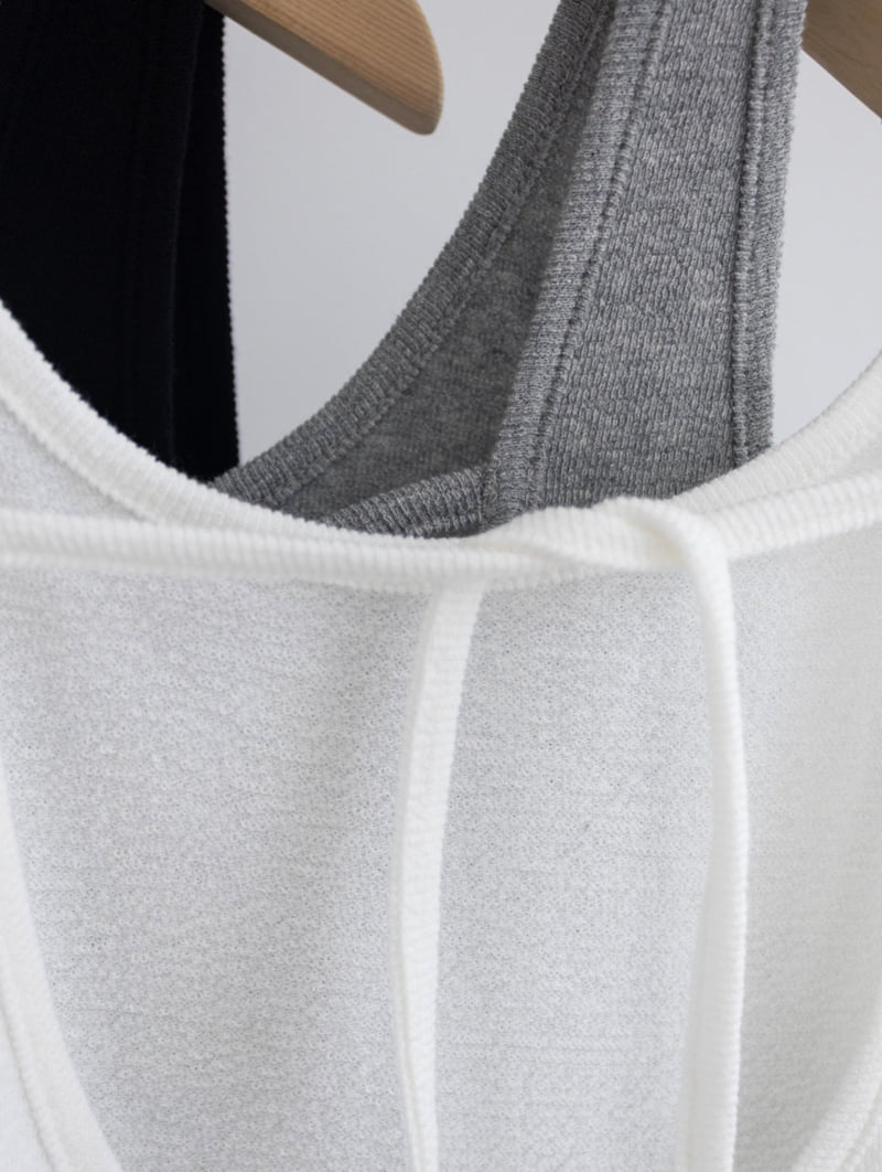 Inssense - Korean Women Fashion - #pursuepretty - Side Slit Backless Cotton Maxi One-piece