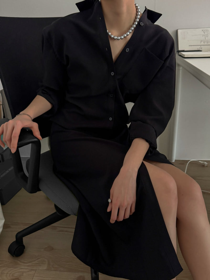 Inssense - Korean Women Fashion - #womensfashion - Summer Maxi Long Shirt Jacket One-piece - 11