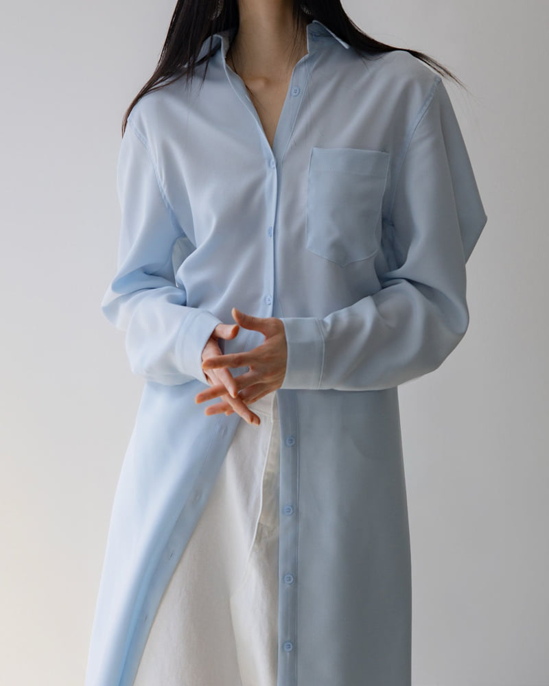 Inssense - Korean Women Fashion - #womensfashion - Summer Maxi Long Shirt Jacket One-piece - 5