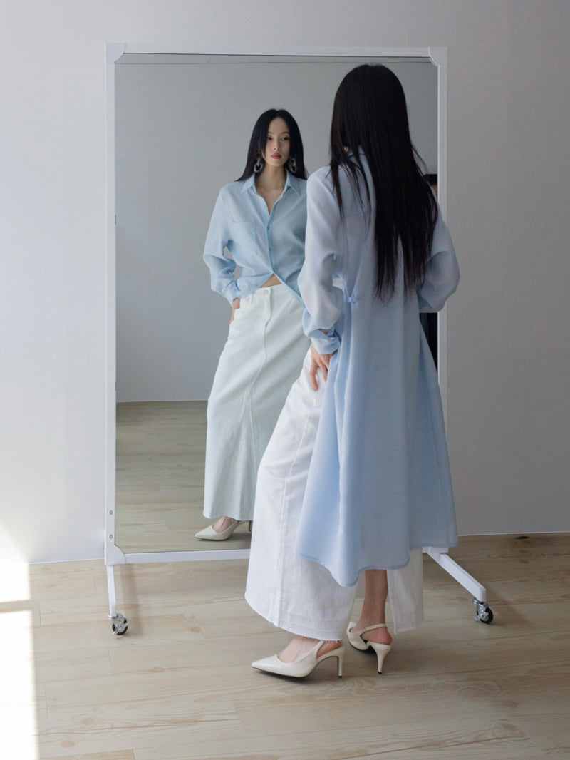 Inssense - Korean Women Fashion - #womensfashion - Summer Maxi Long Shirt Jacket One-piece - 9