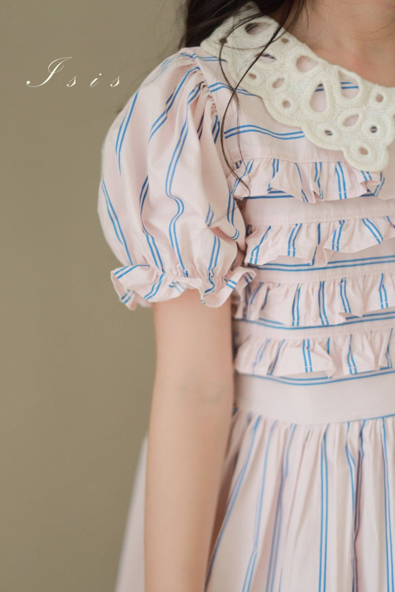 Isis - Korean Children Fashion - #childofig - Adeline Collar Dress - 3