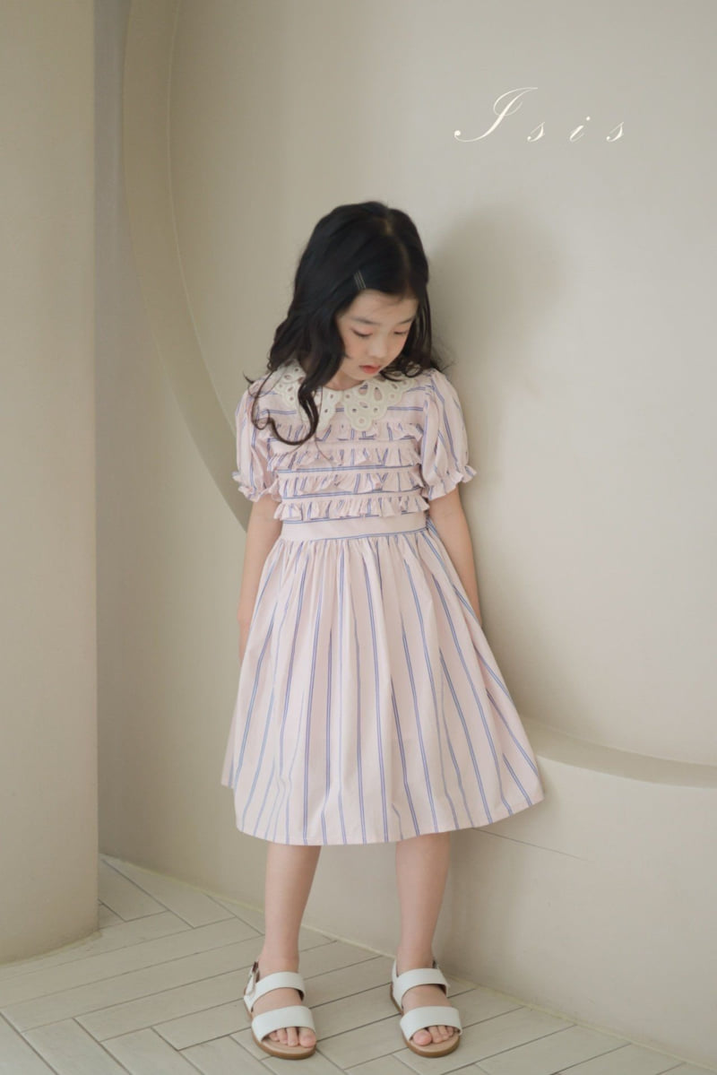 Isis - Korean Children Fashion - #fashionkids - Adeline Collar Dress - 7