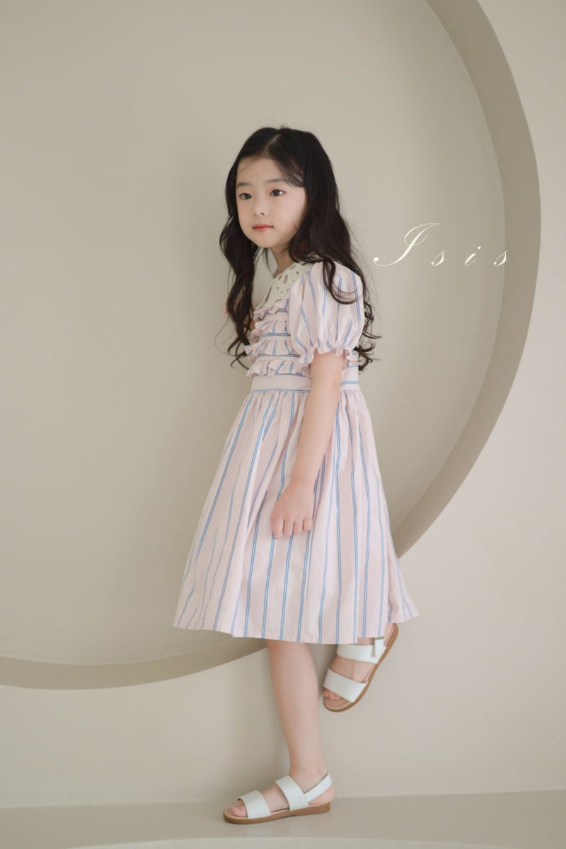 Isis - Korean Children Fashion - #kidsstore - Adeline Collar Dress - 9