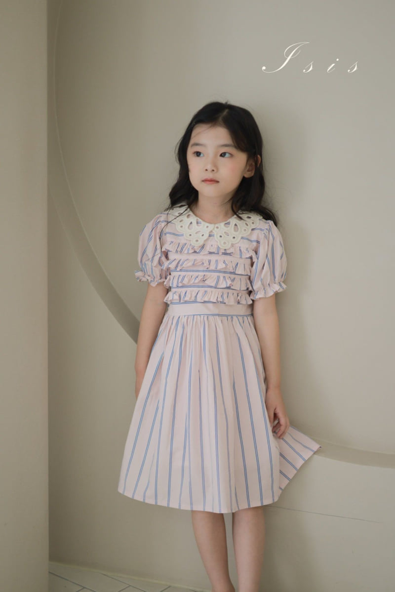 Isis - Korean Children Fashion - #toddlerclothing - Adeline Collar Dress