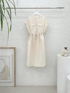 J dew - Korean Women Fashion - #momslook - Linen Verona Short Sleeve One-piece - 3