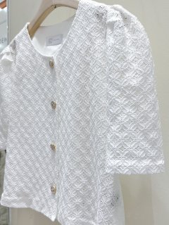 J dew - Korean Women Fashion - #womensfashion - Clover Lace Jacket - 4