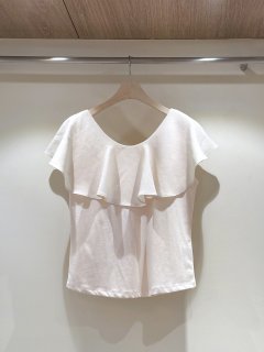 J dew - Korean Women Fashion - #romanticstyle - Soft Frill Tee - 2