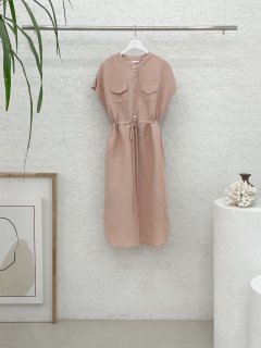 J dew - Korean Women Fashion - #momslook - Linen Verona Short Sleeve One-piece - 4