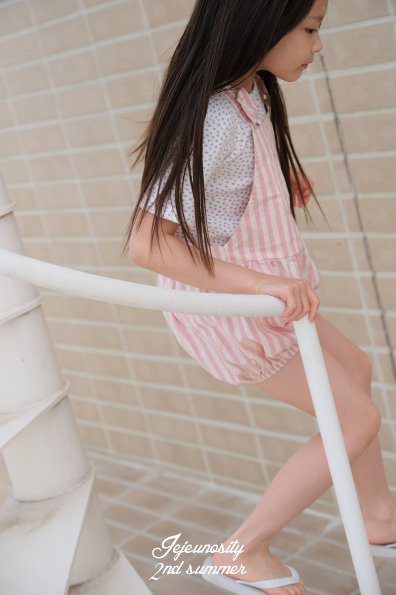 Jejeunosity - Korean Children Fashion - #designkidswear - Bloomberry Overalls - 6