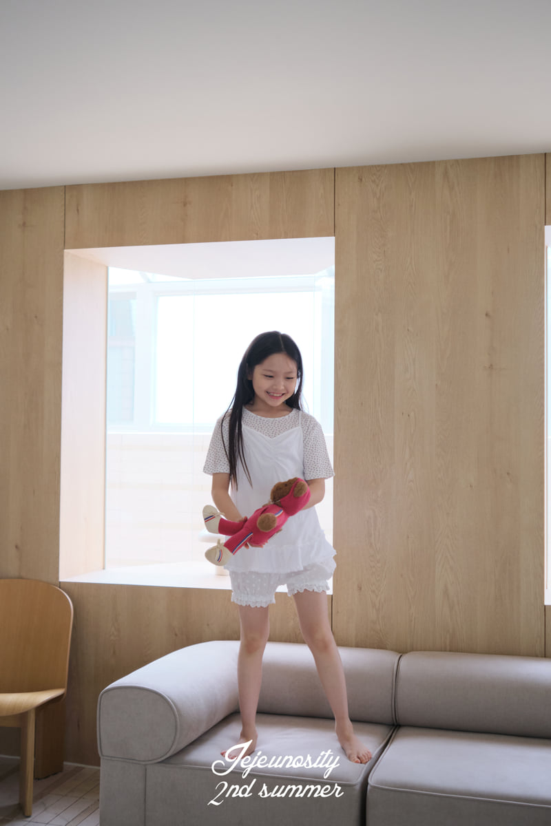 Jejeunosity - Korean Children Fashion - #designkidswear - Frill Sleeveless - 4