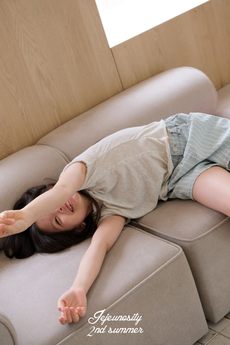 Jejeunosity - Korean Children Fashion - #magicofchildhood - Vintage Half Denim Shorts - 2