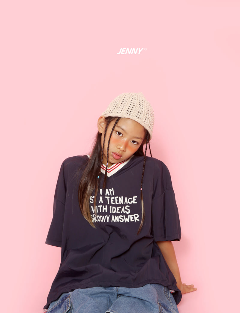Jenny Basic - Korean Children Fashion - #kidzfashiontrend - I Am V-neck Tee - 4