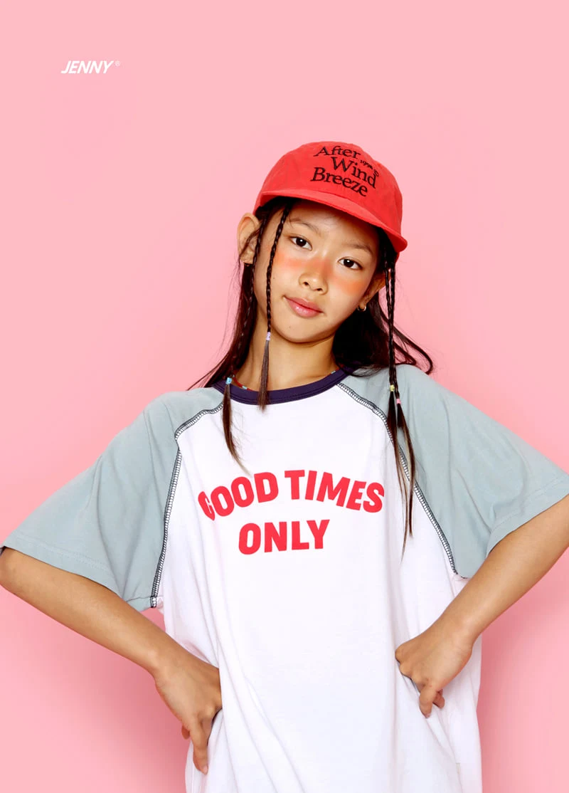 Jenny Basic - Korean Children Fashion - #kidsshorts - Only Raglan Tee - 2