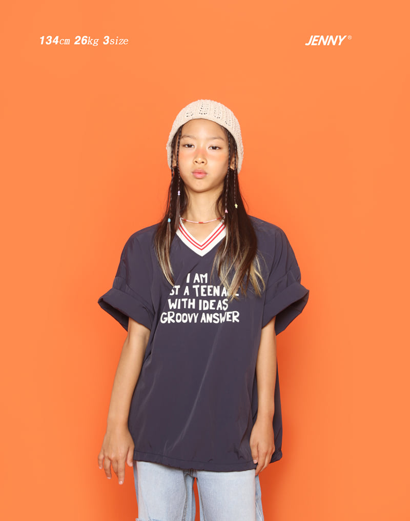 Jenny Basic - Korean Children Fashion - #kidzfashiontrend - I Am V-neck Tee - 3