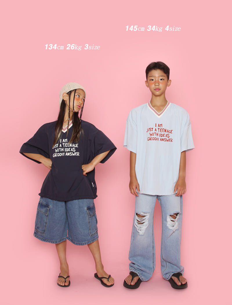 Jenny Basic - Korean Children Fashion - #minifashionista - I Am V-neck Tee - 7