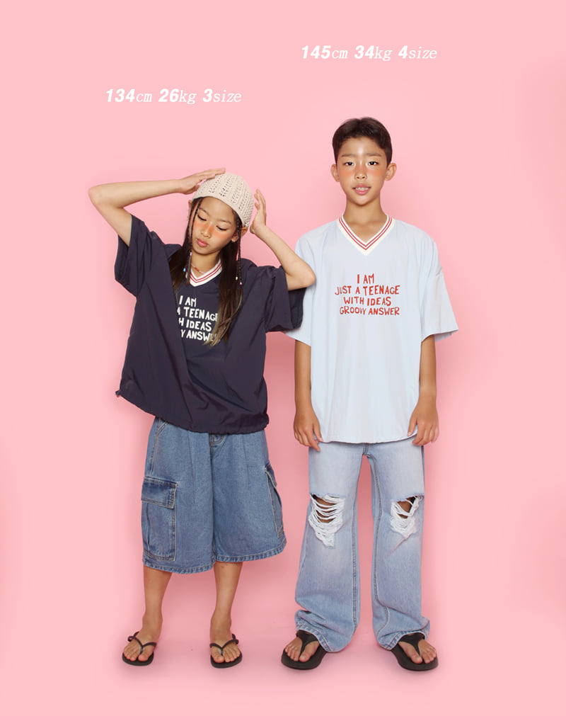 Jenny Basic - Korean Children Fashion - #prettylittlegirls - I Am V-neck Tee - 8