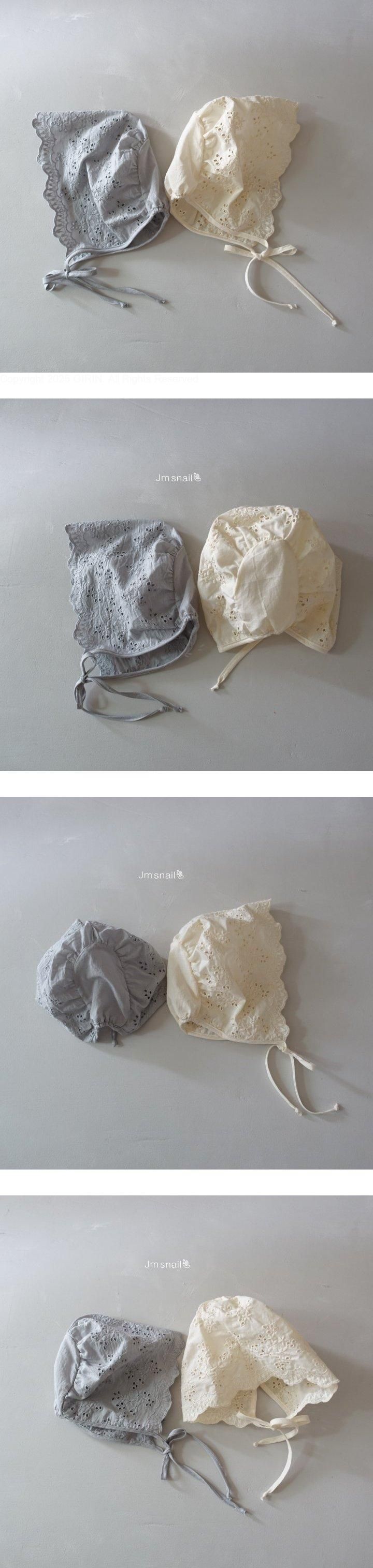 Jm Snail - Korean Children Fashion - #childofig - Lace Bonnet