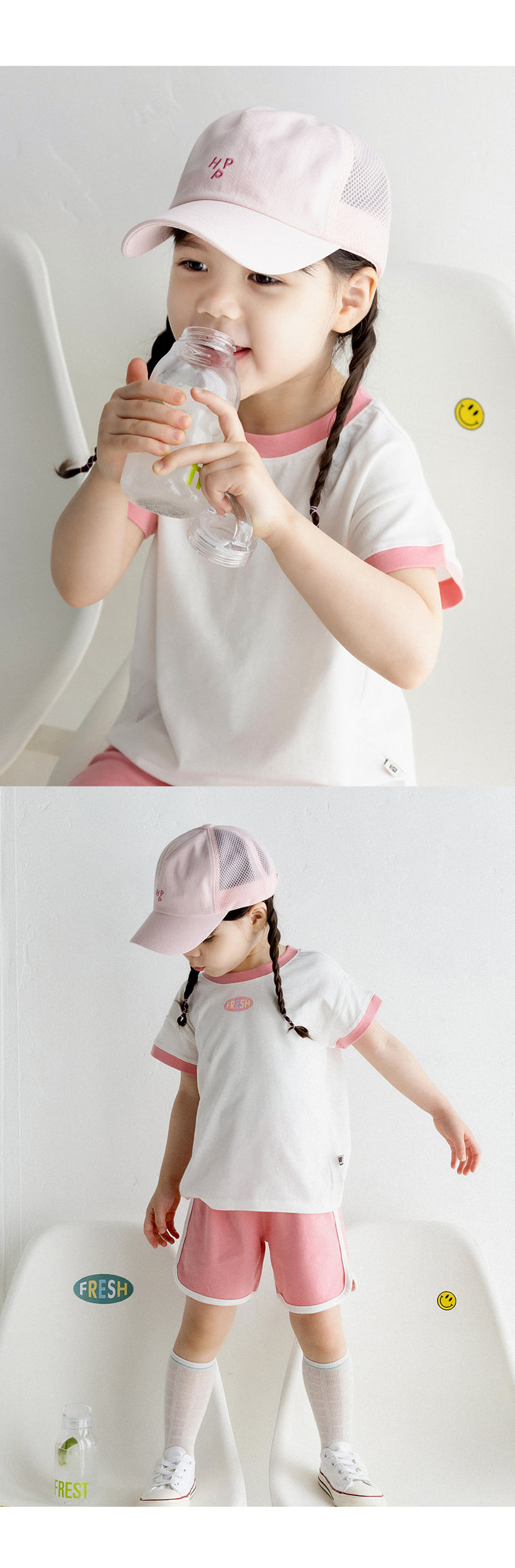 Kids Clara - Korean Baby Fashion - #babyboutique - HPP Half Mesh Baby Cap - 5