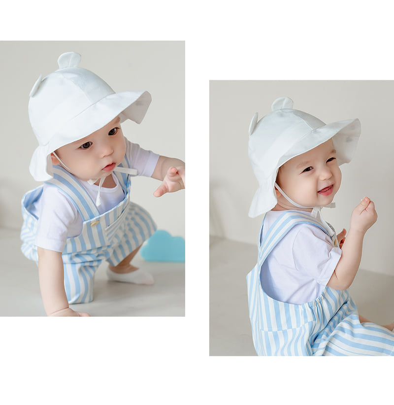 Kids Clara - Korean Baby Fashion - #babyboutique - Babyboo Baby Sun Hat - 5