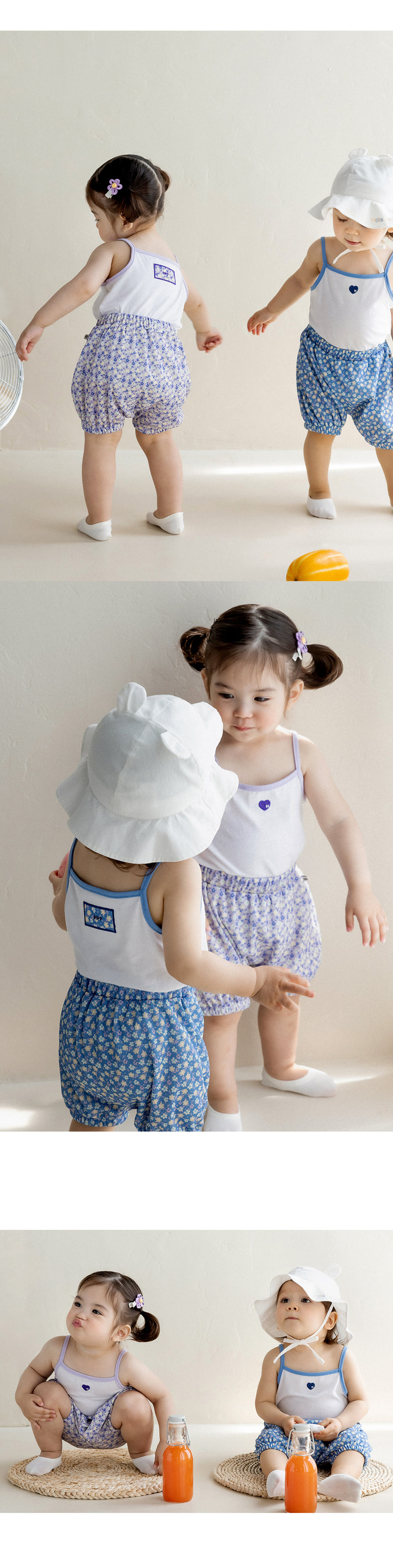 Kids Clara - Korean Baby Fashion - #babyboutique - Delphine Baby Sleeveless Set-up - 2