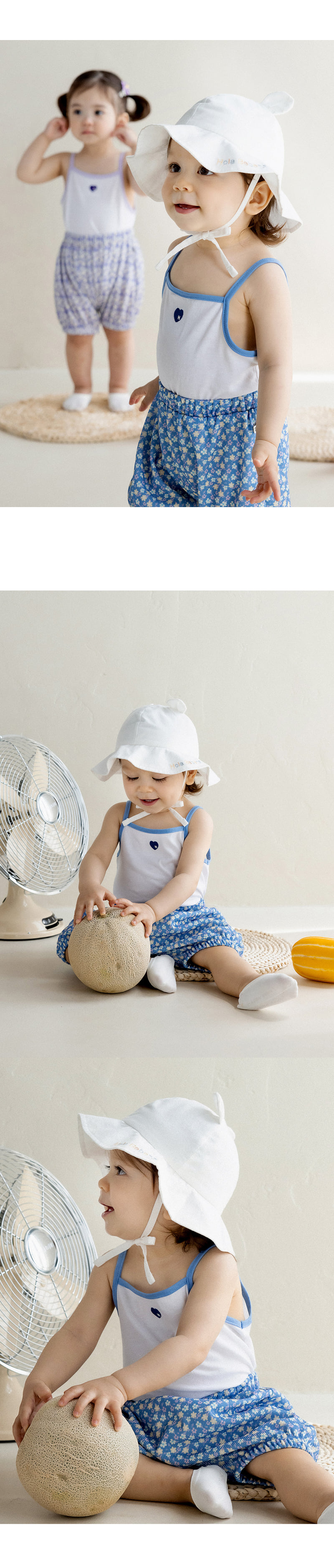 Kids Clara - Korean Baby Fashion - #babyboutiqueclothing - Delphine Baby Sleeveless Set-up - 4