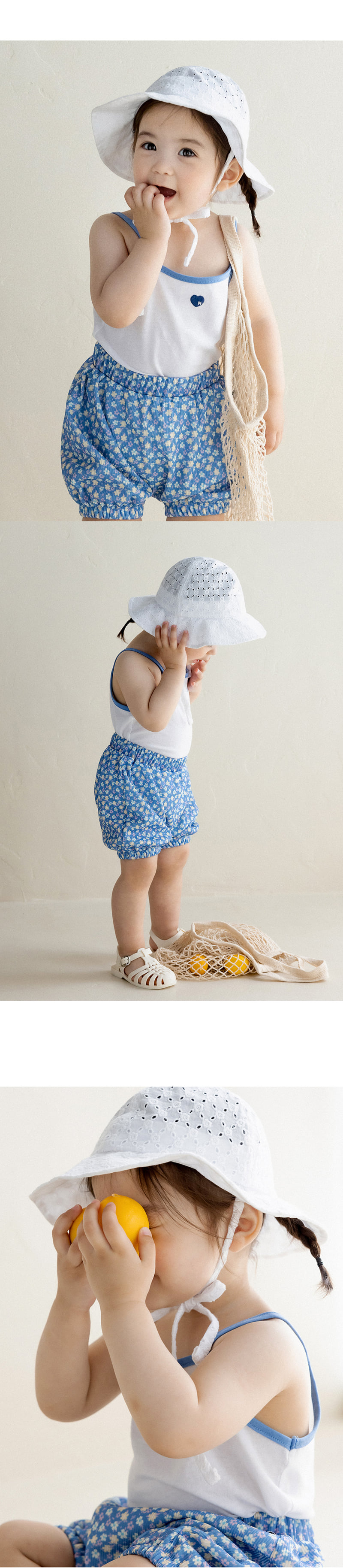 Kids Clara - Korean Baby Fashion - #babyfever - Delphine Baby Sleeveless Set-up - 6