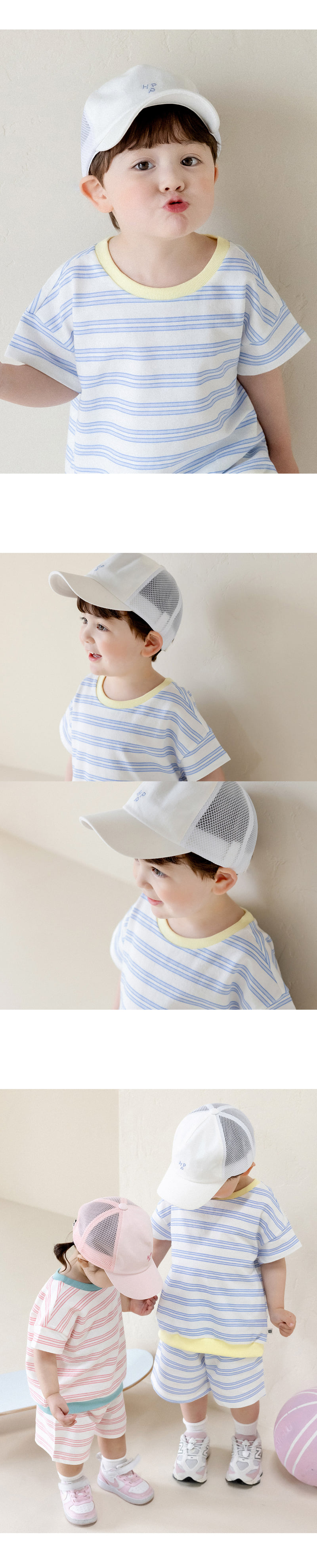 Kids Clara - Korean Baby Fashion - #babywear - HPP Half Mesh Baby Cap - 2