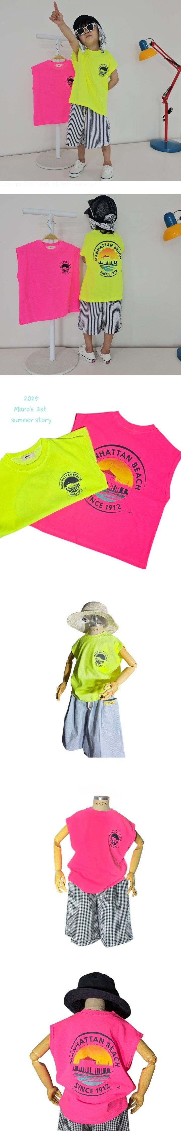 Maro - Korean Children Fashion - #kidsshorts - Manhattan Sleeveless