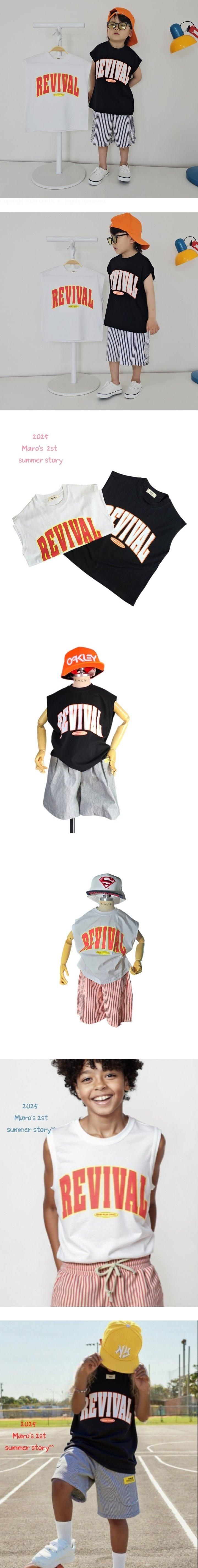 Maro - Korean Children Fashion - #littlefashionista - Revival Sleeveless