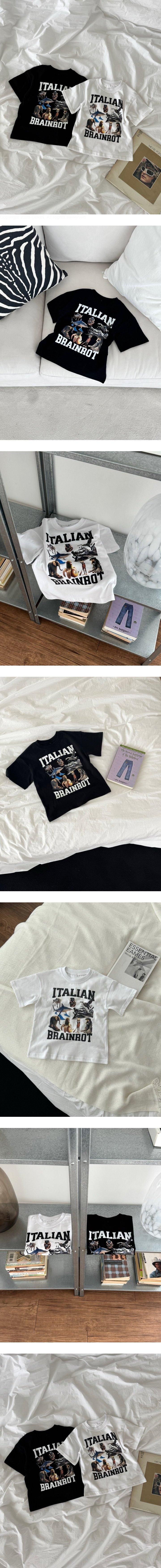 Matilda & Lee - Korean Children Fashion - #kidsstore - Italian Short Sleeve Tee (Assorted)