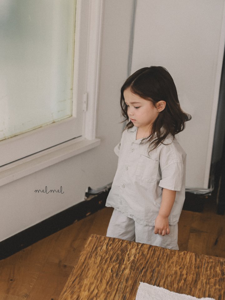 Melmel - Korean Children Fashion - #Kfashion4kids - Shirt Set-up - 2