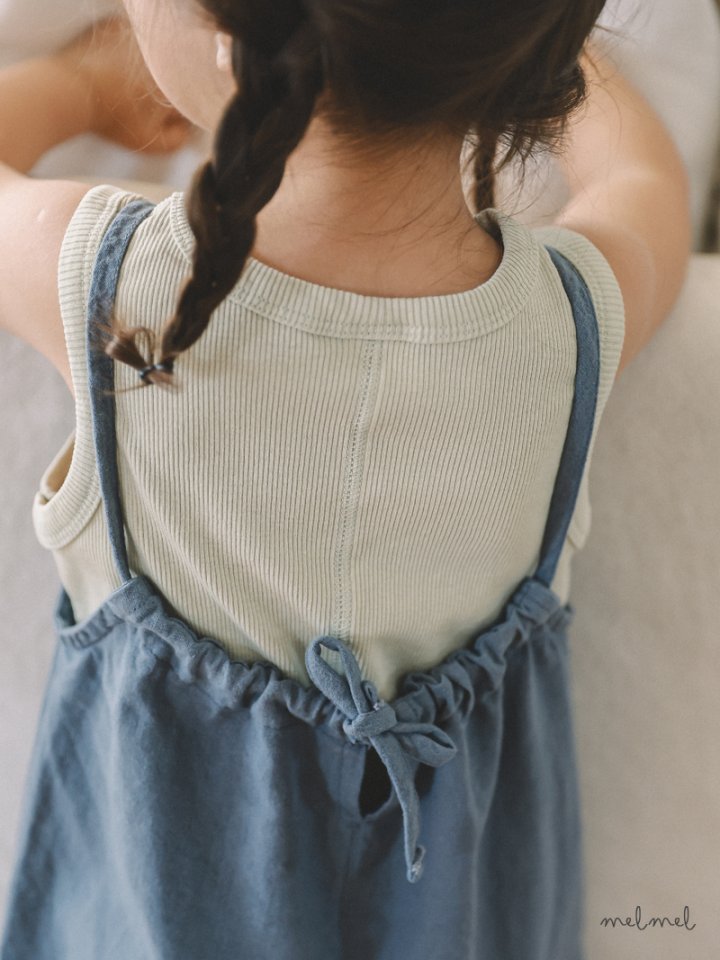 Melmel - Korean Children Fashion - #Kfashion4kids - Linen Overalls