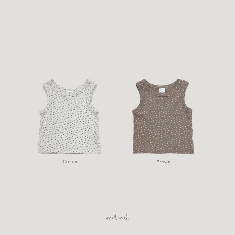 Melmel - Korean Children Fashion - #childrensboutique - Stitch Flower Sleeveless - 11