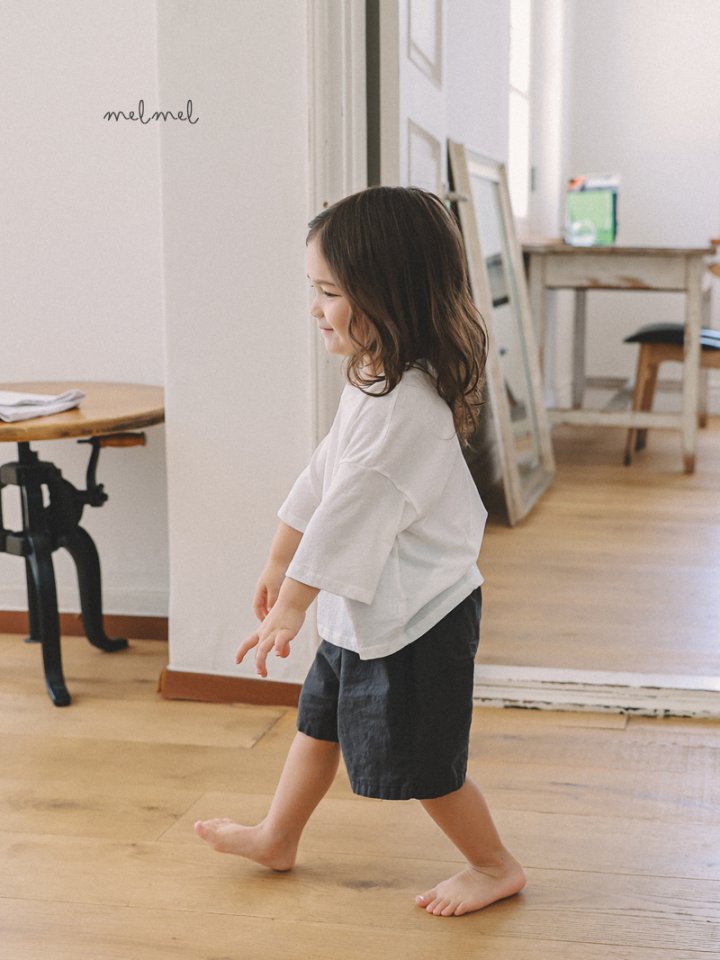 Melmel - Korean Children Fashion - #childrensboutique - Linen Shorts - 7